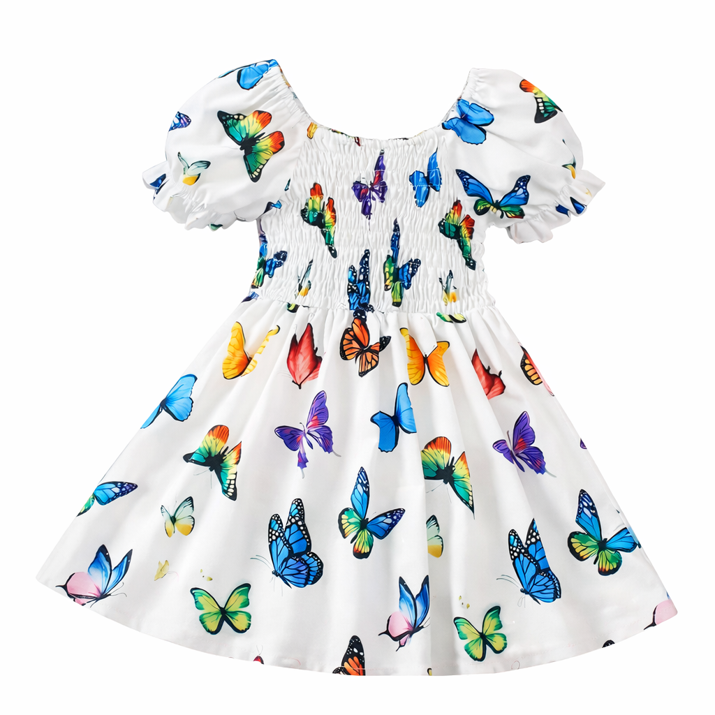 Sweet Butterfly Summer Dress for Kids