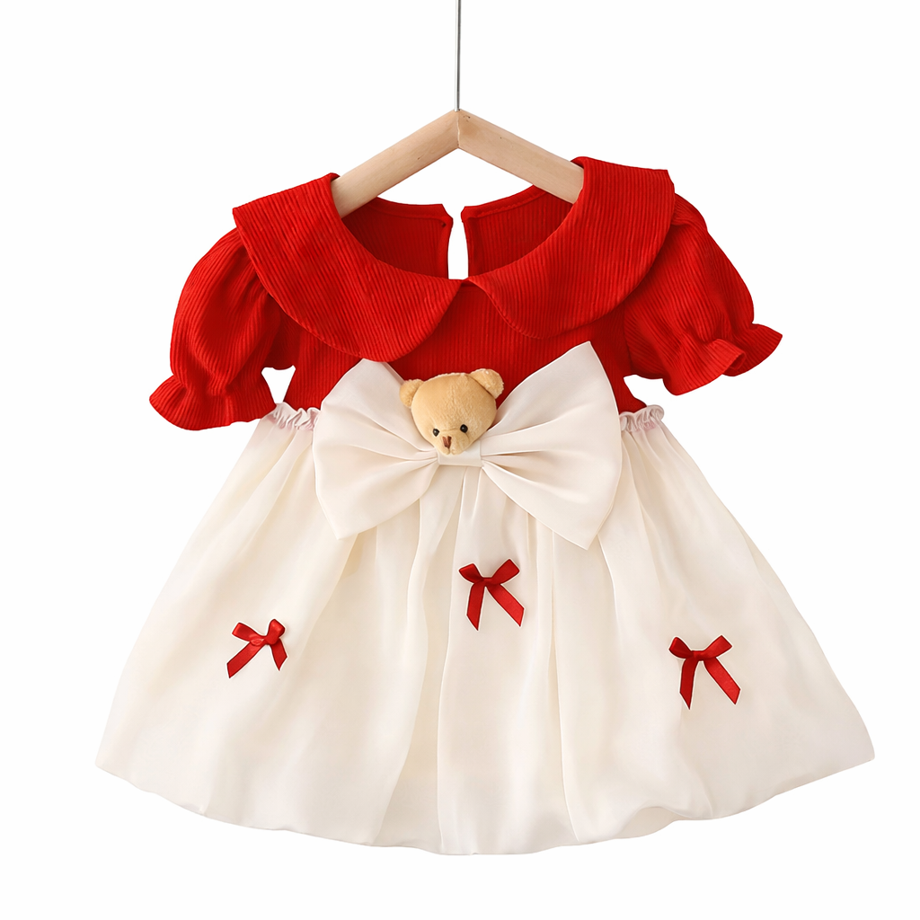 Sweet Summer Baby Girl Dress Puff Sleeve