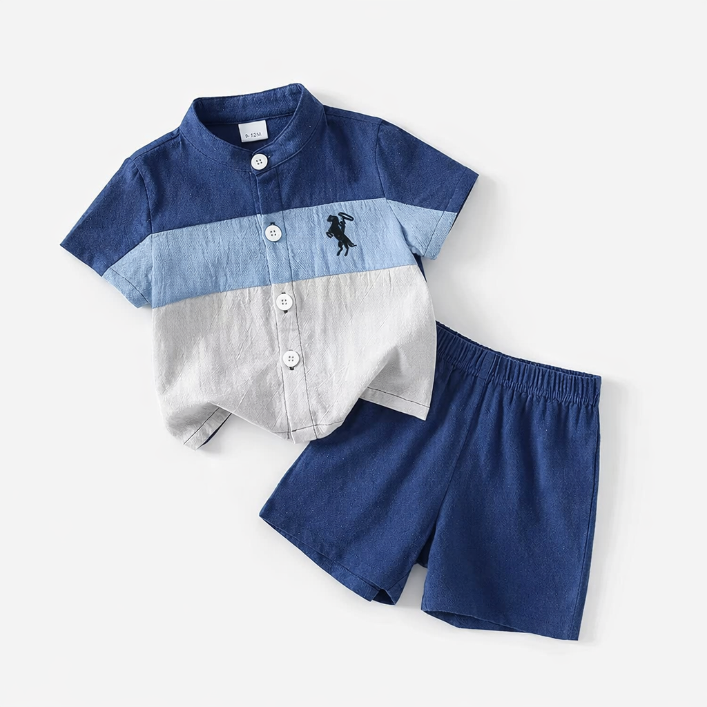 Breathable Little Explorer Summer Outfit Set