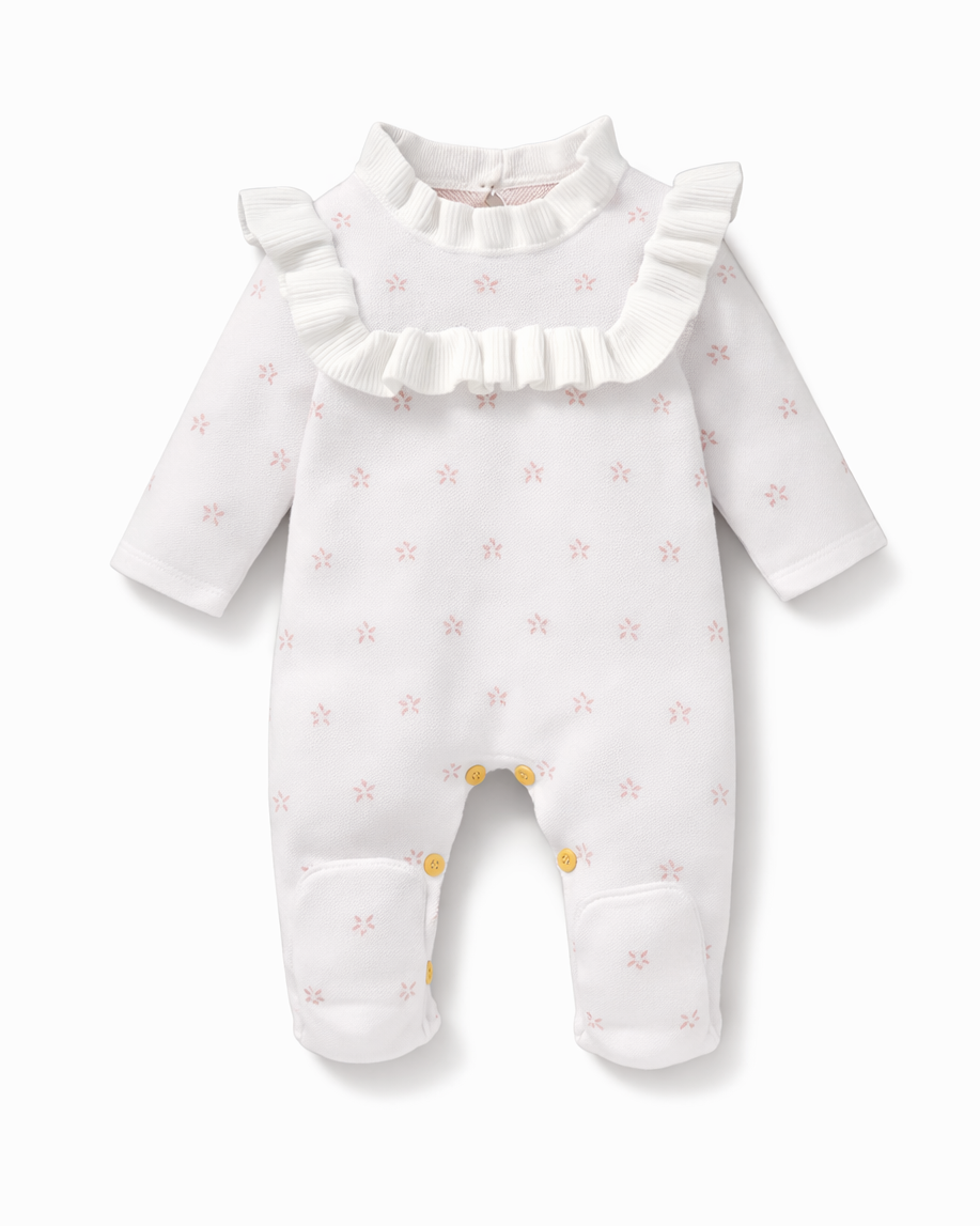 Adorable Newborn Casual Ruffle Romper for Autumn and Winter