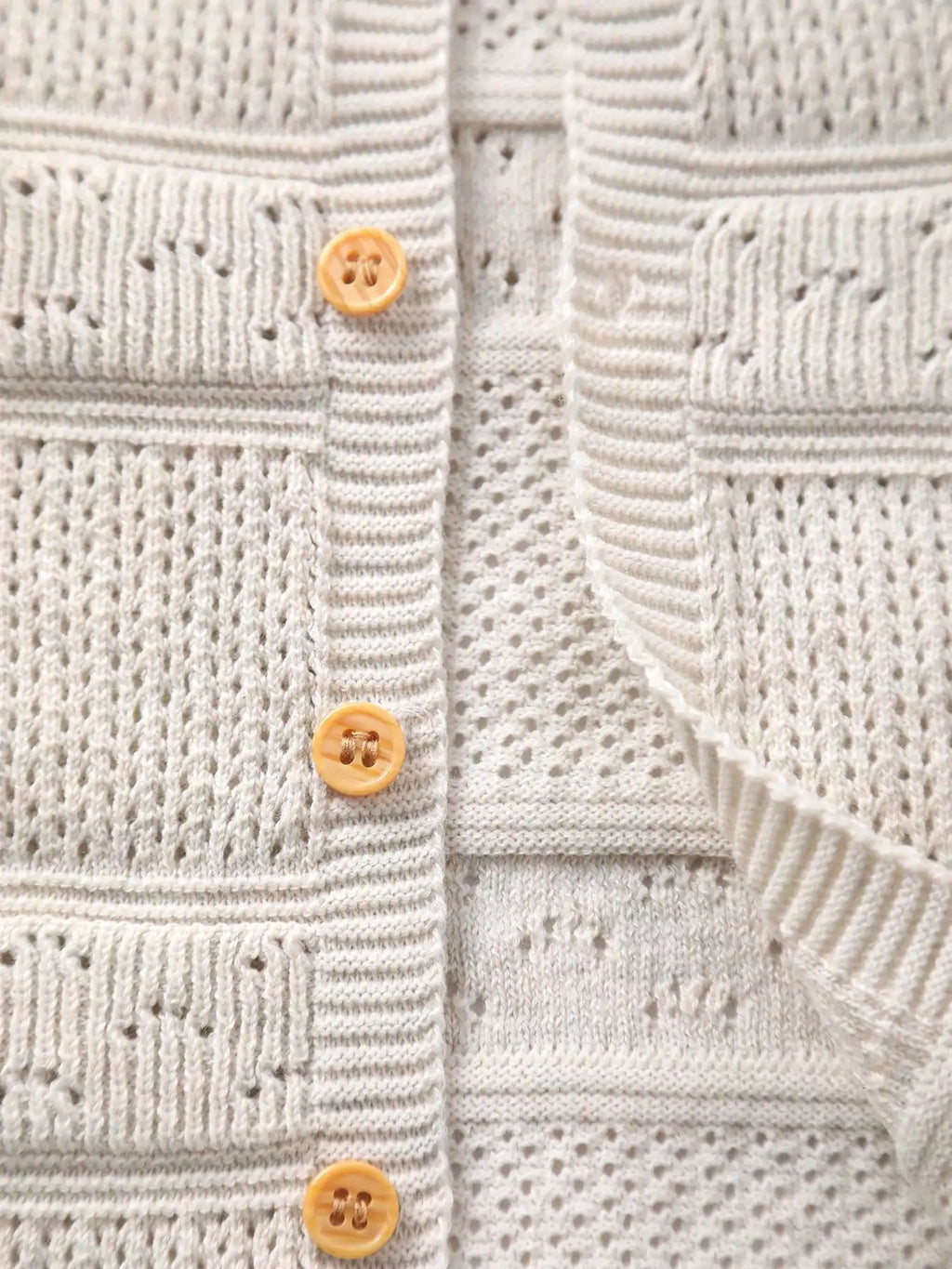 Vintage & Elegant Baby Girl Knit Cardigan