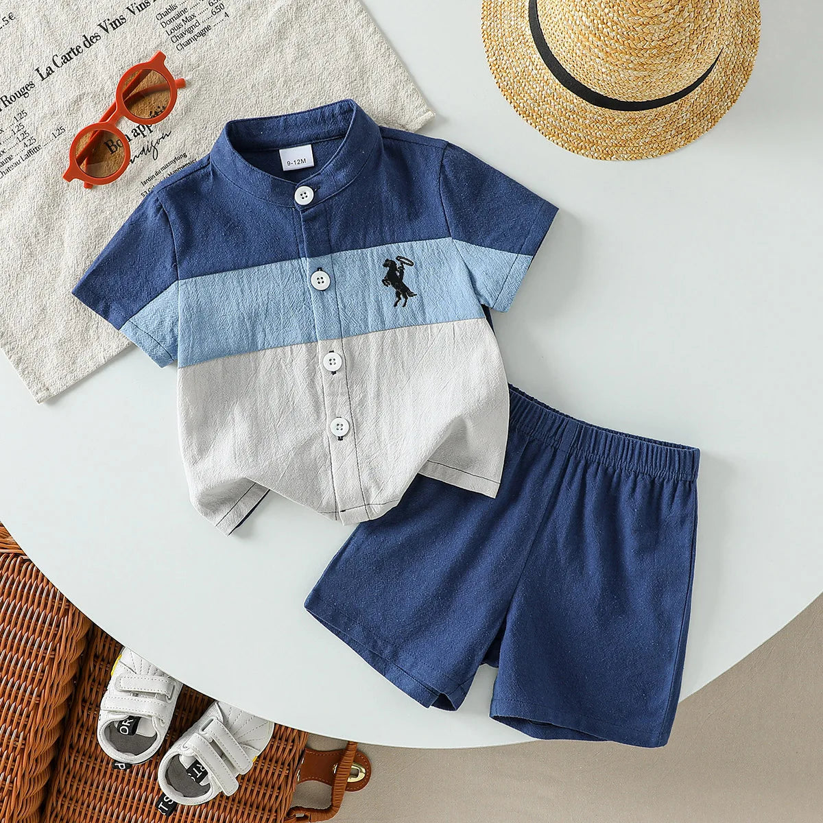 Breathable Little Explorer Summer Outfit Set