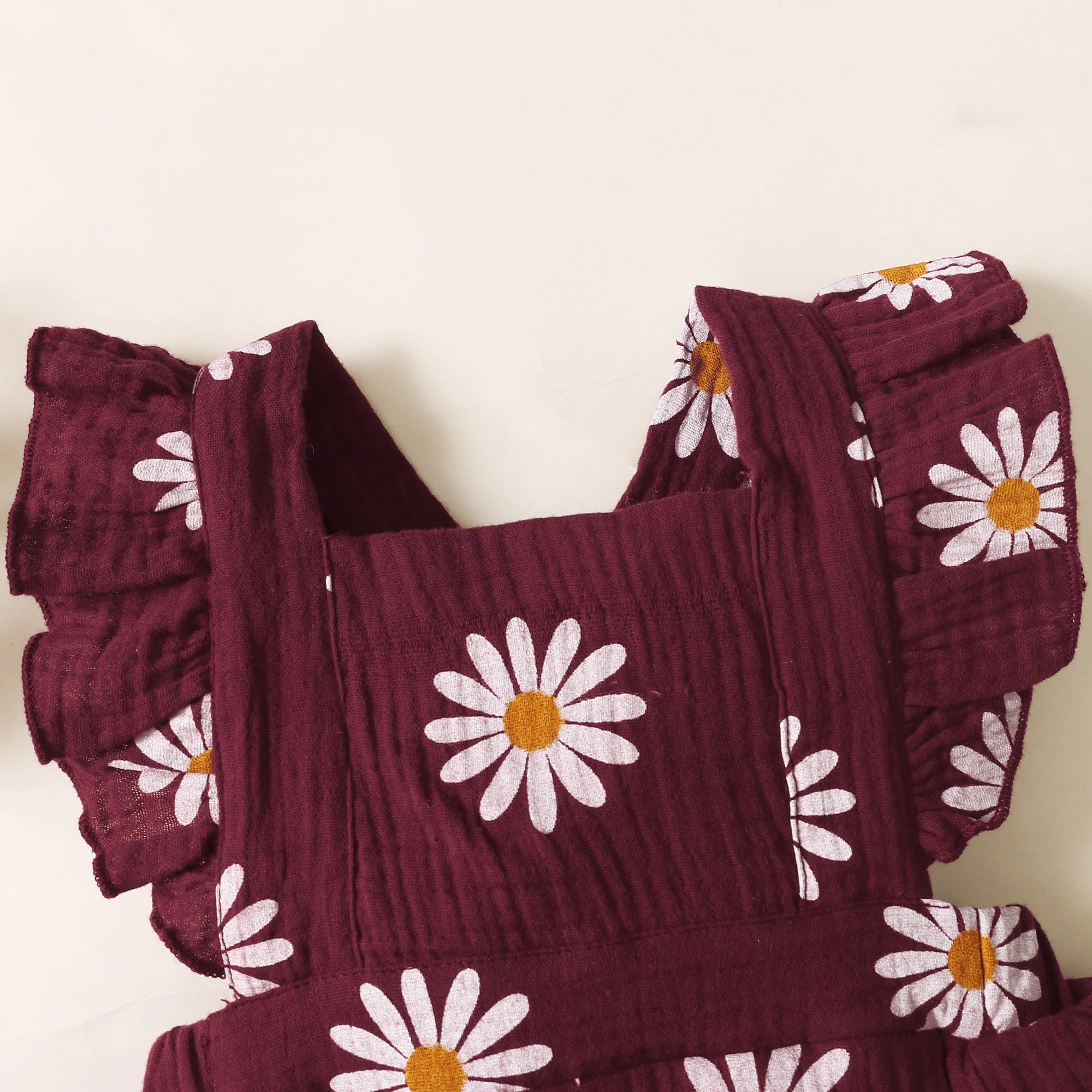 Sunny Daisy Sunflower Baby Romper Set