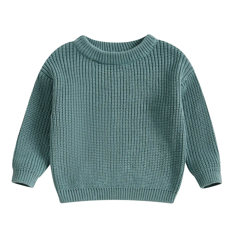 Classic Autumn Knitting Cotton Pullovers  for Kids