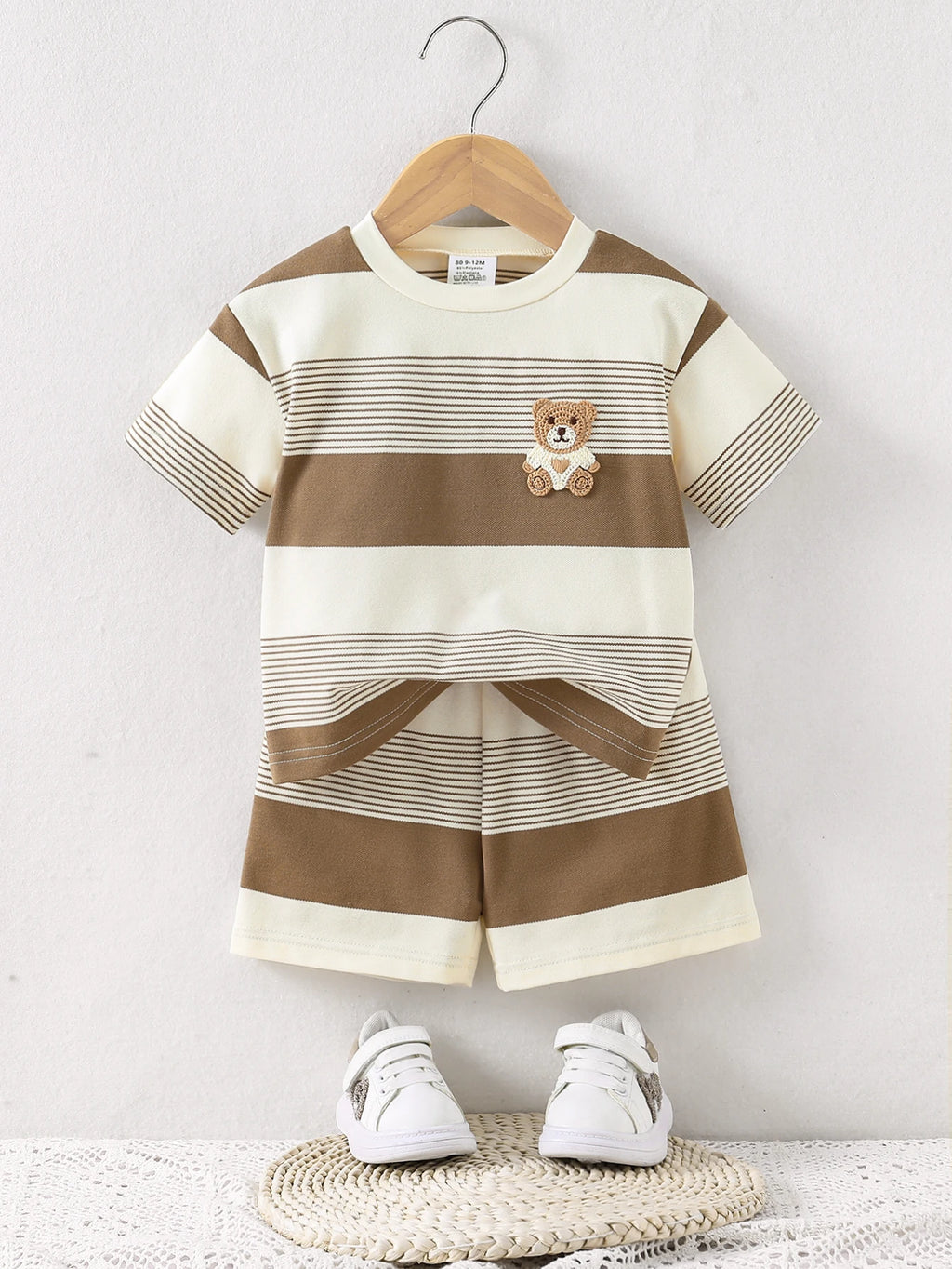 Adorable Bear Summer Outfit for Stylish Little Boys