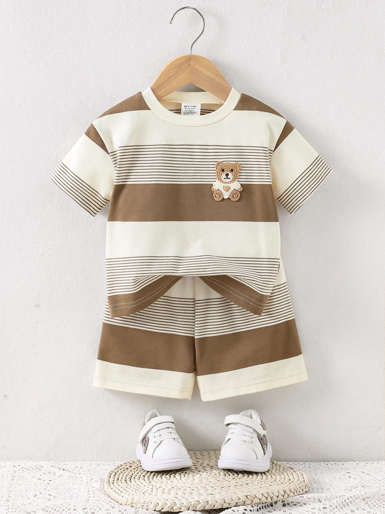 Adorable Bear Summer Outfit for Stylish Little Boys