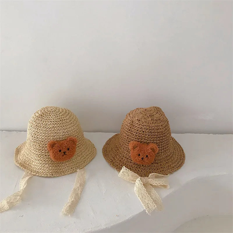 Little Sunshine Lace Baby Beach Panama Hat