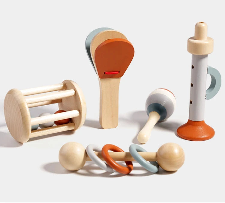 Musical Baby Wooden Toy Set