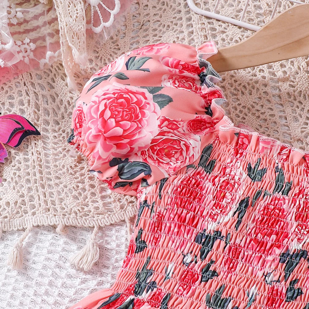 Sweet Summer Rose Dress for Kids