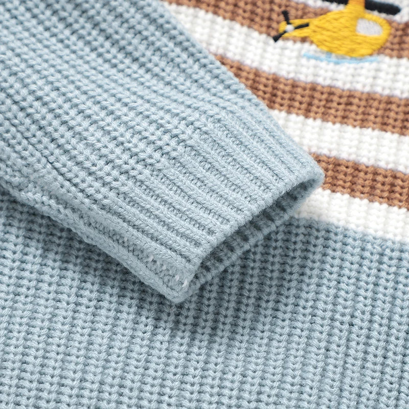 Adorable Truck Knit Sweater for Little Explorers