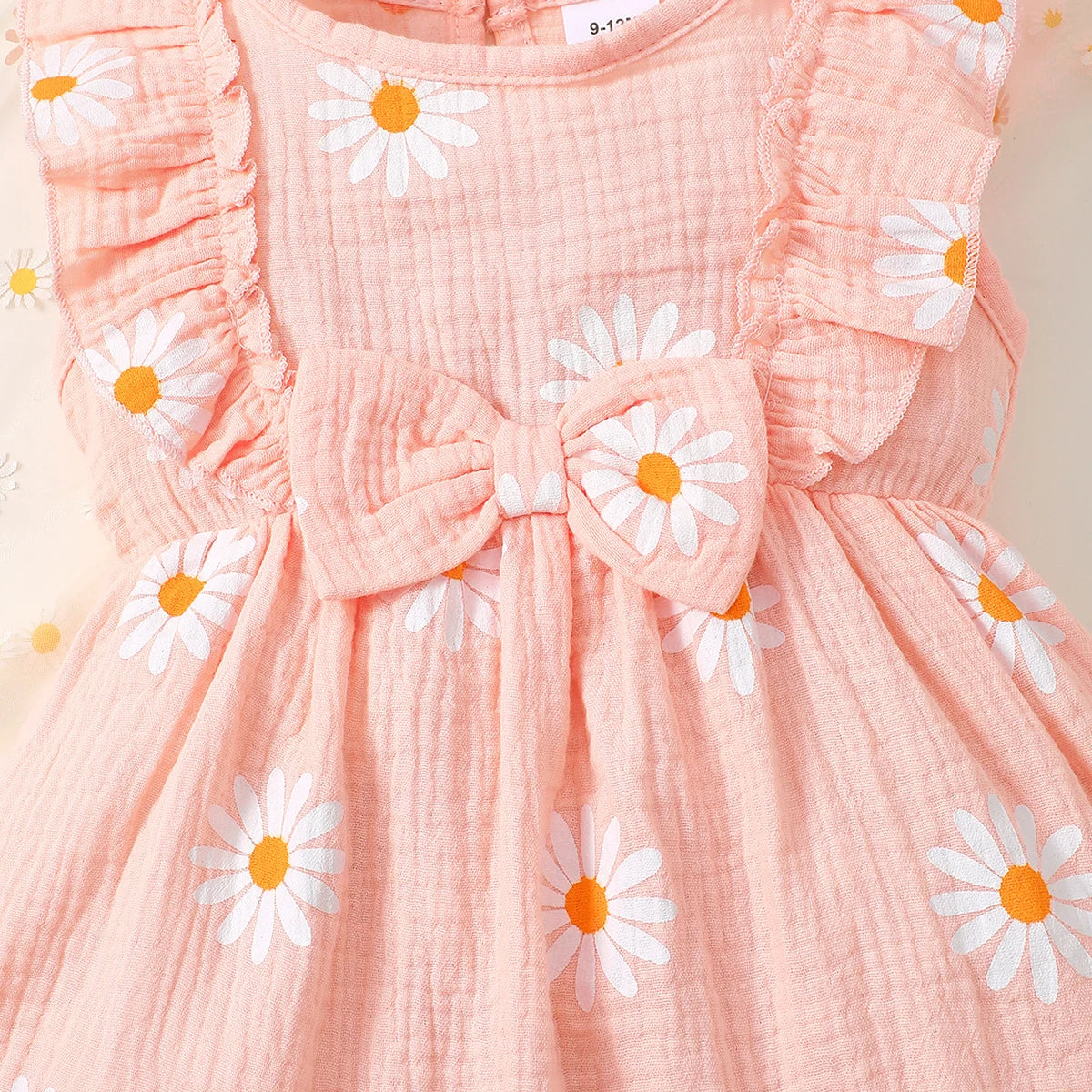 Blooming Daisy Summer Sleeveless Casual  Dress