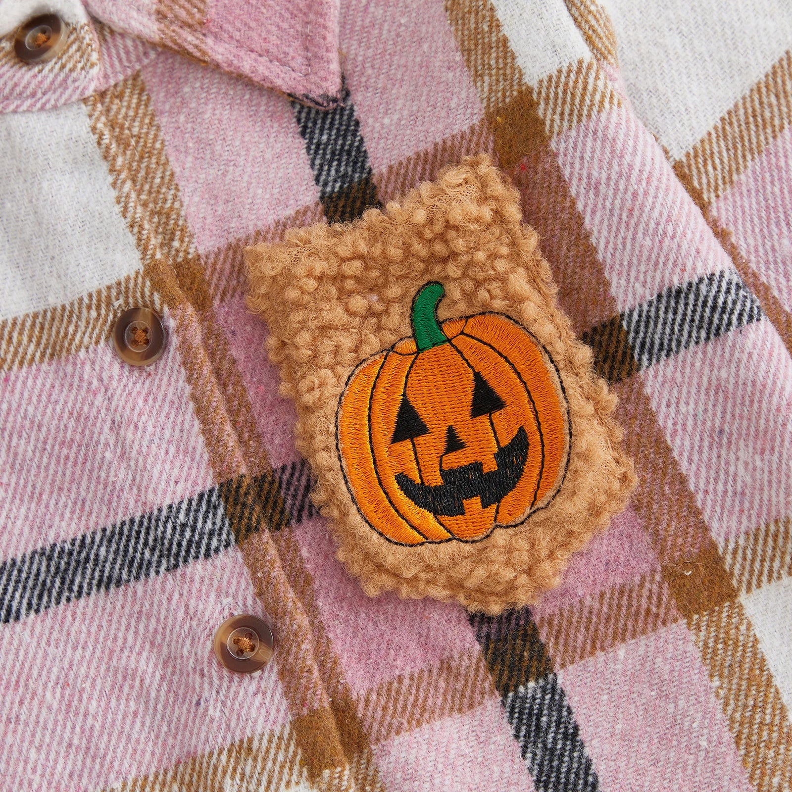 Little Pumpkin Embroidery Cardigan Coat