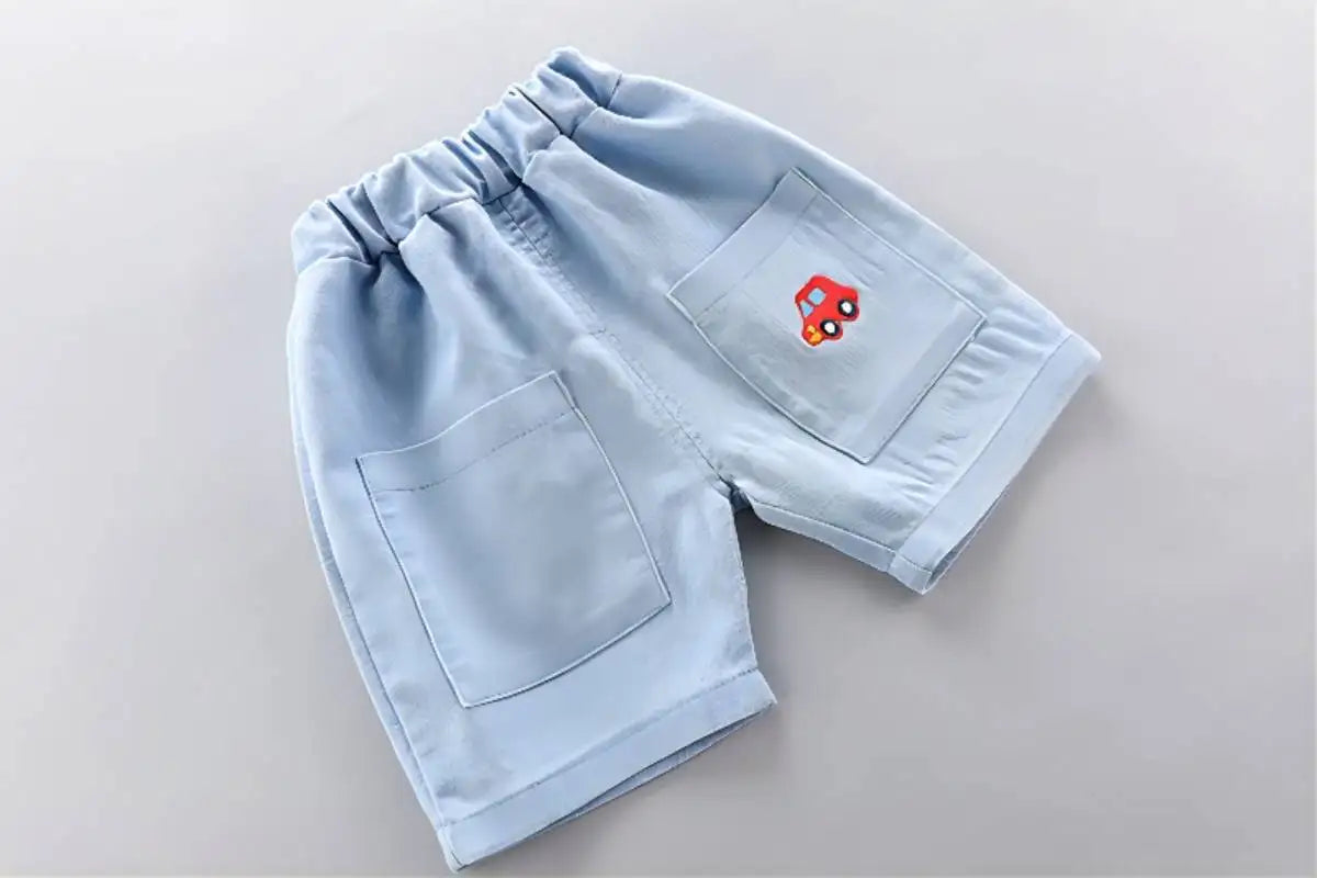Sunny Adventure Little Kid Boy Summer Outfit