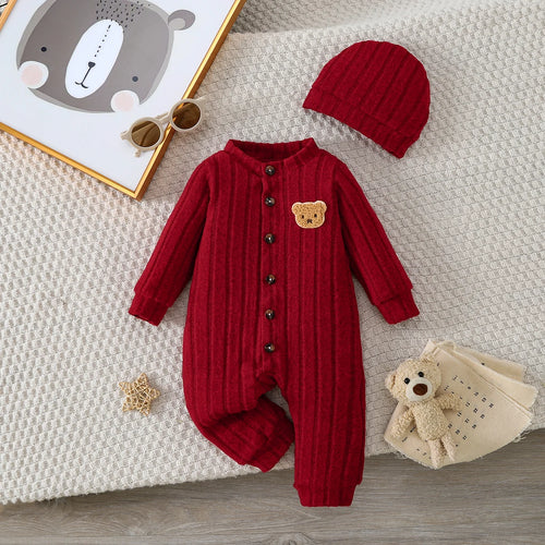 Adorable Bear Onesie for Baby’s Winter Adventures