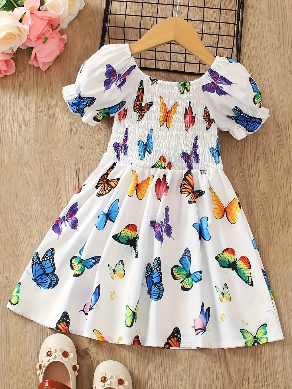 Sweet Butterfly Summer Dress for Kids