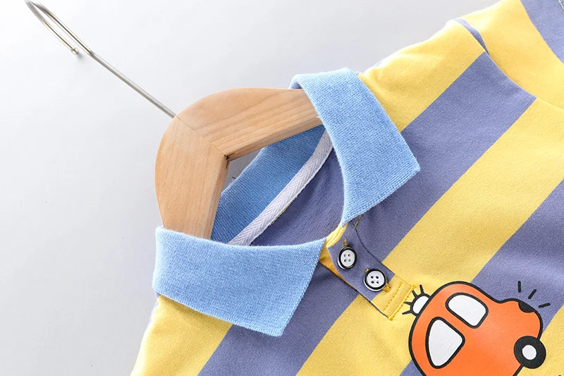 Sunny Adventure Little Kid Boy Summer Outfit