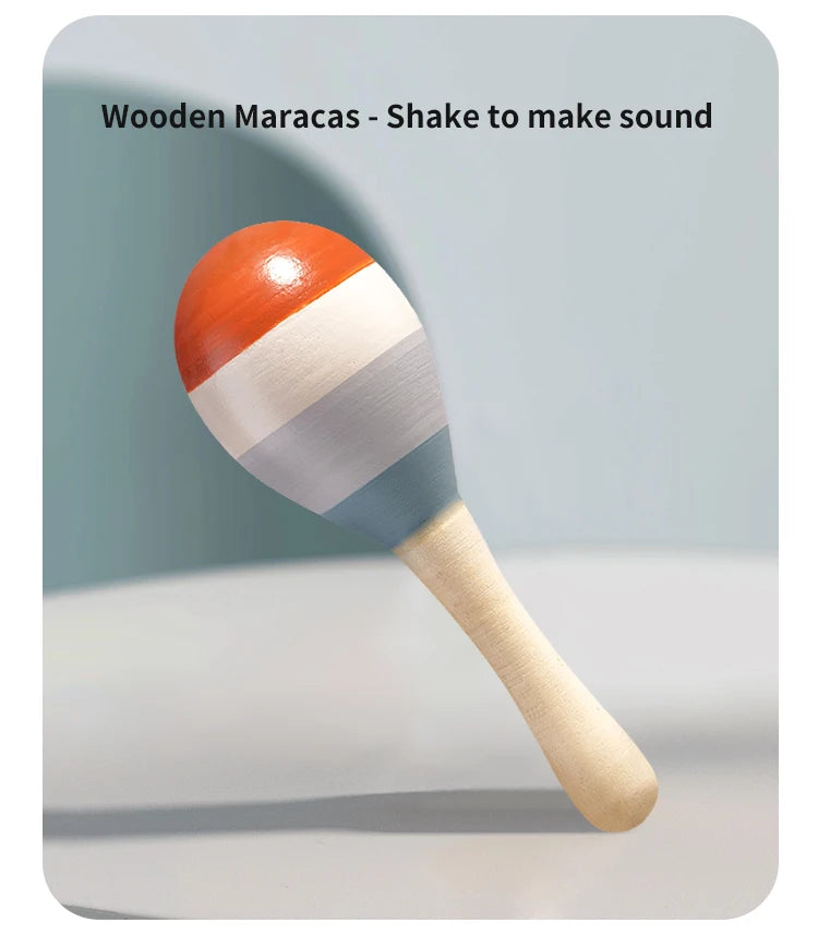 Musical Baby Wooden Toy Set