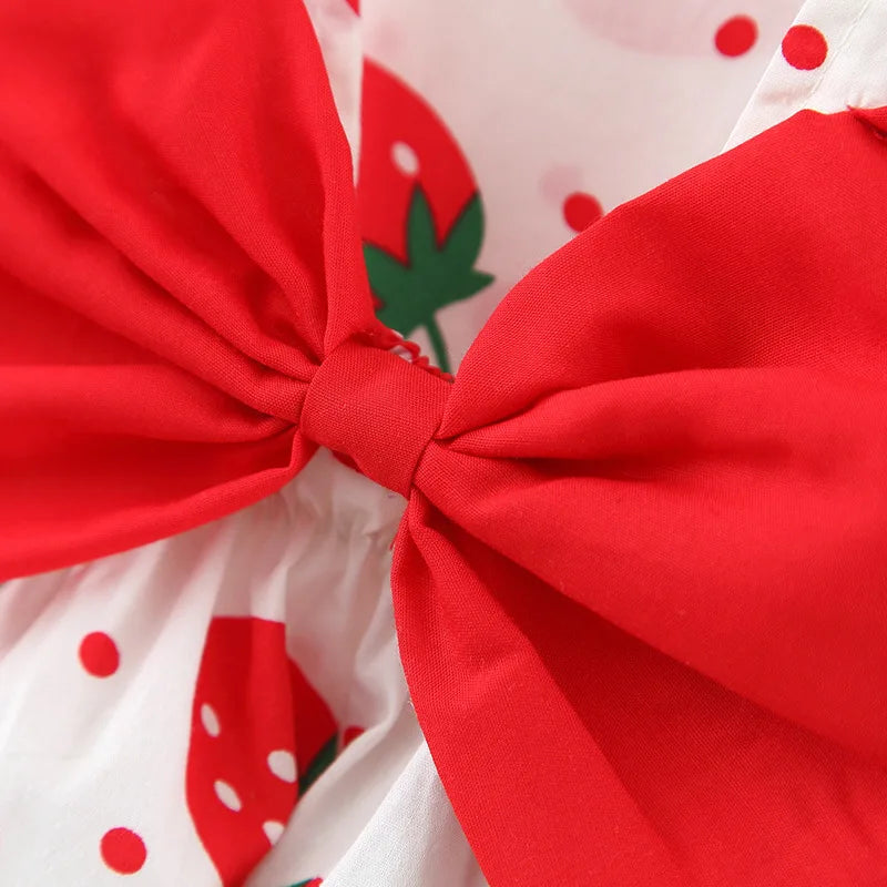 Fresh Strawberry Baby Dress
