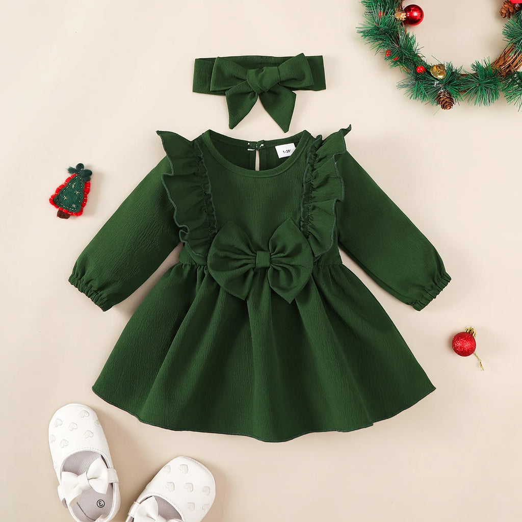 Adorable Baby Girl Holiday Dress