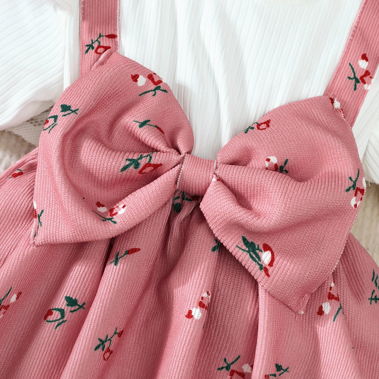 Summer Blooming Bow Baby Dress with Headband