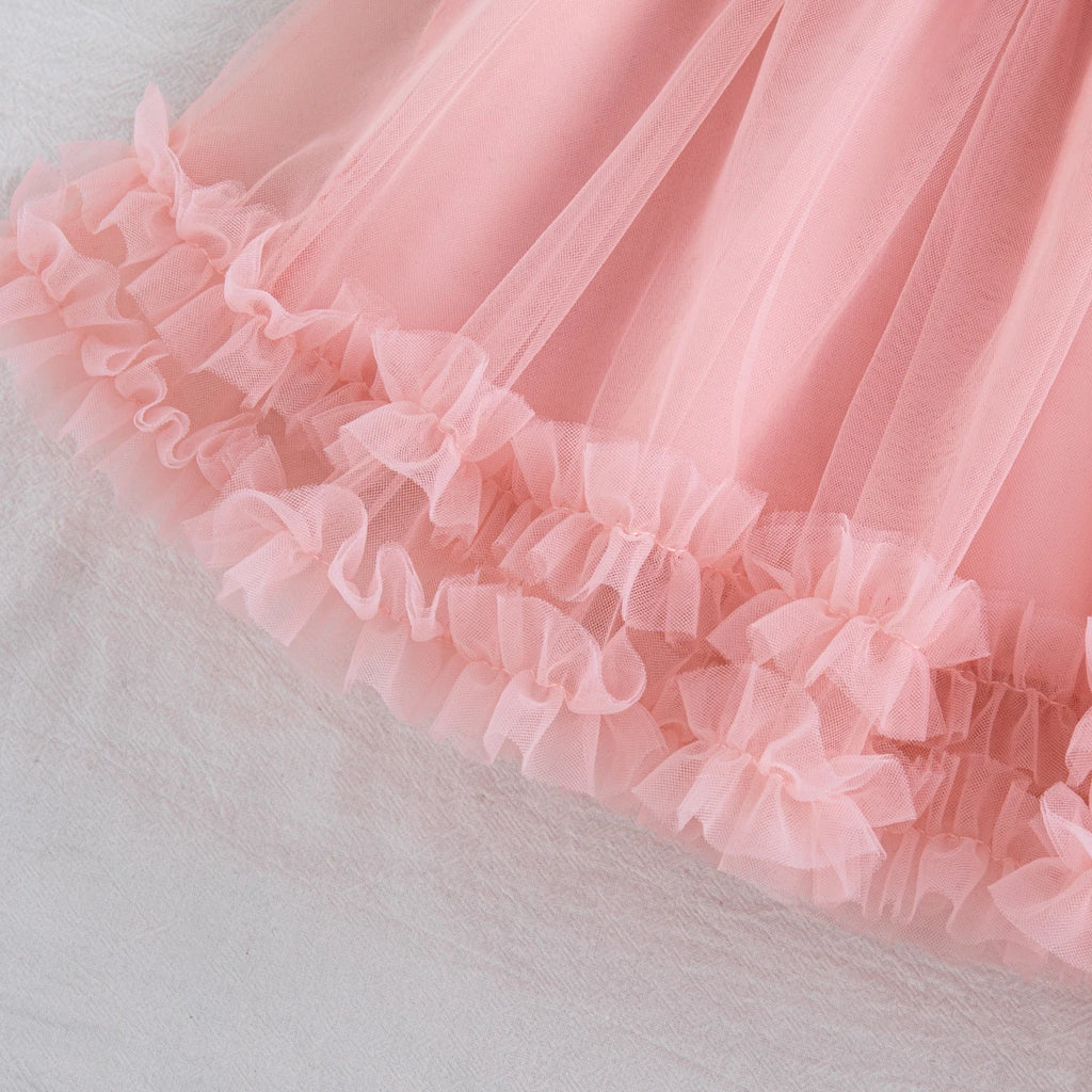 Adorable Baby Girl Chiffon Bow Dress