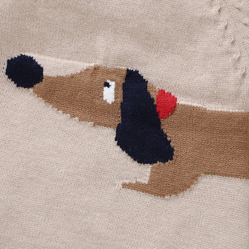 Adorable Puppy Knit Onesie for Toddler Infant