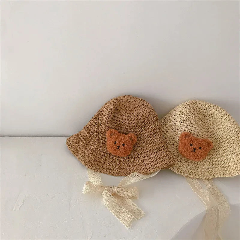 Little Sunshine Lace Baby Beach Panama Hat