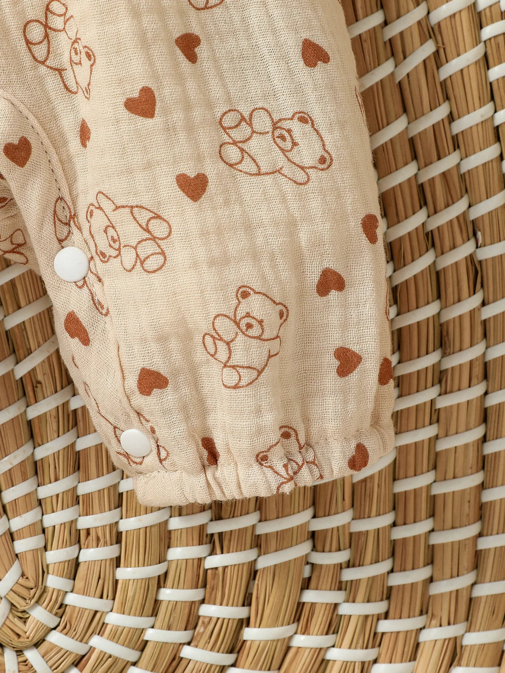Sweet Floral Baby Romper with Matching Bow Headband Set