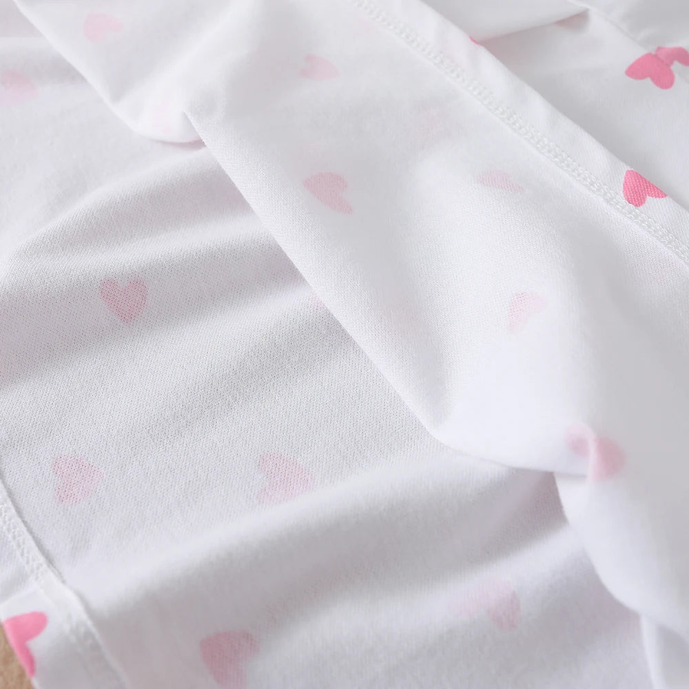 Little Heart Princess Short Sleeve Dress