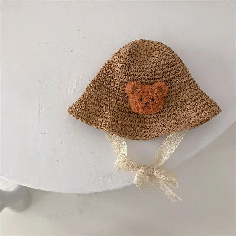 Little Sunshine Lace Baby Beach Panama Hat