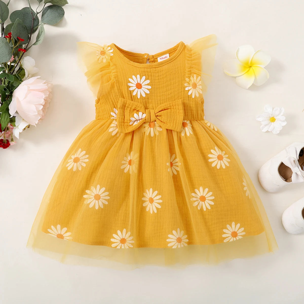 Sunny Daisy Delight Dress for Kids