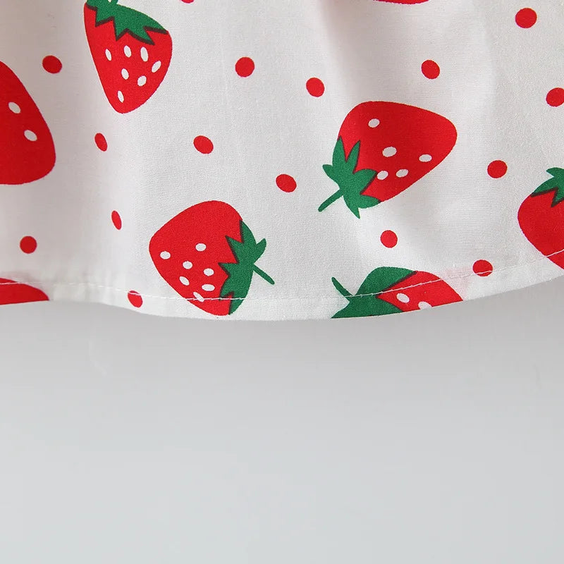 Fresh Strawberry Baby Dress