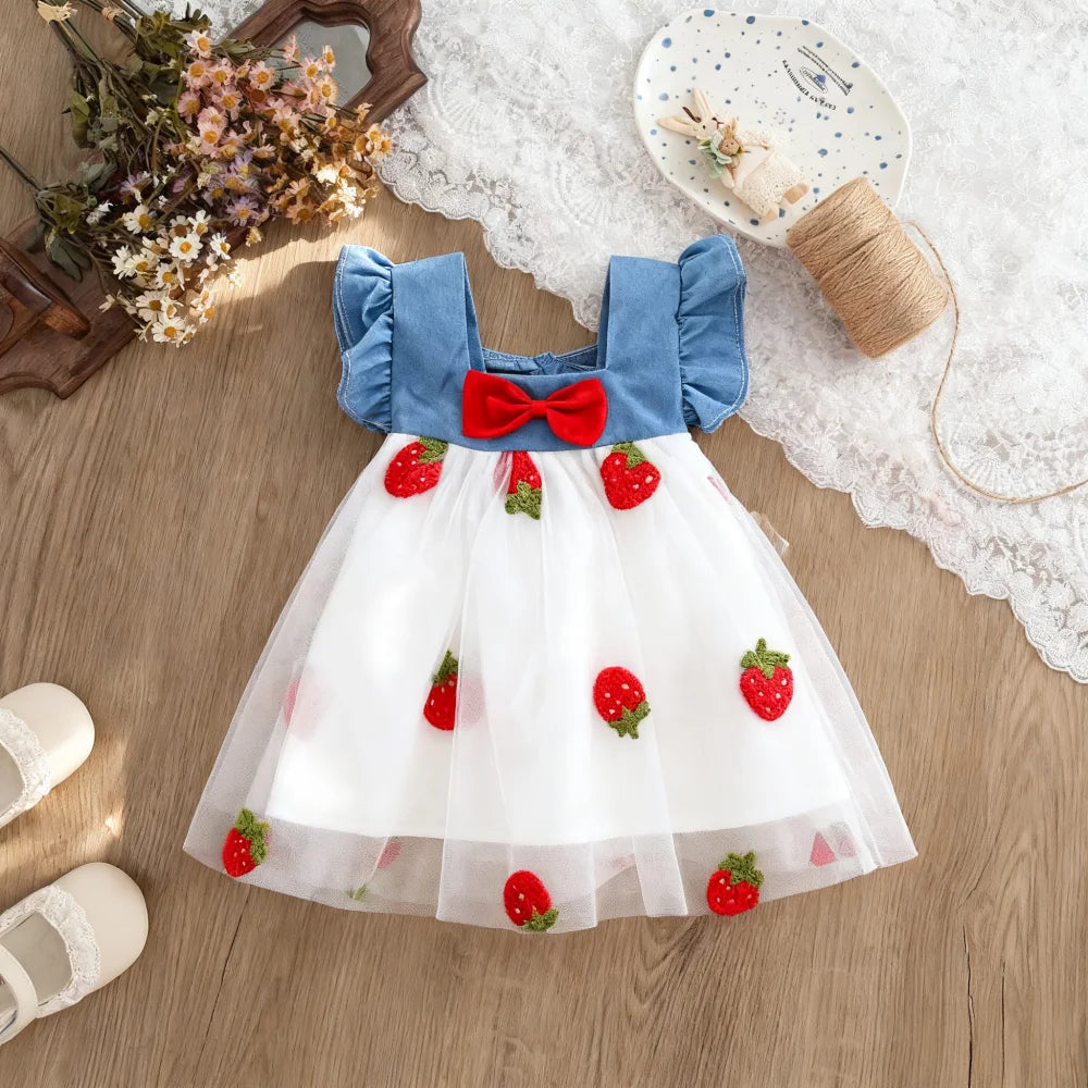 Little Sweet Strawberry Princess Dress