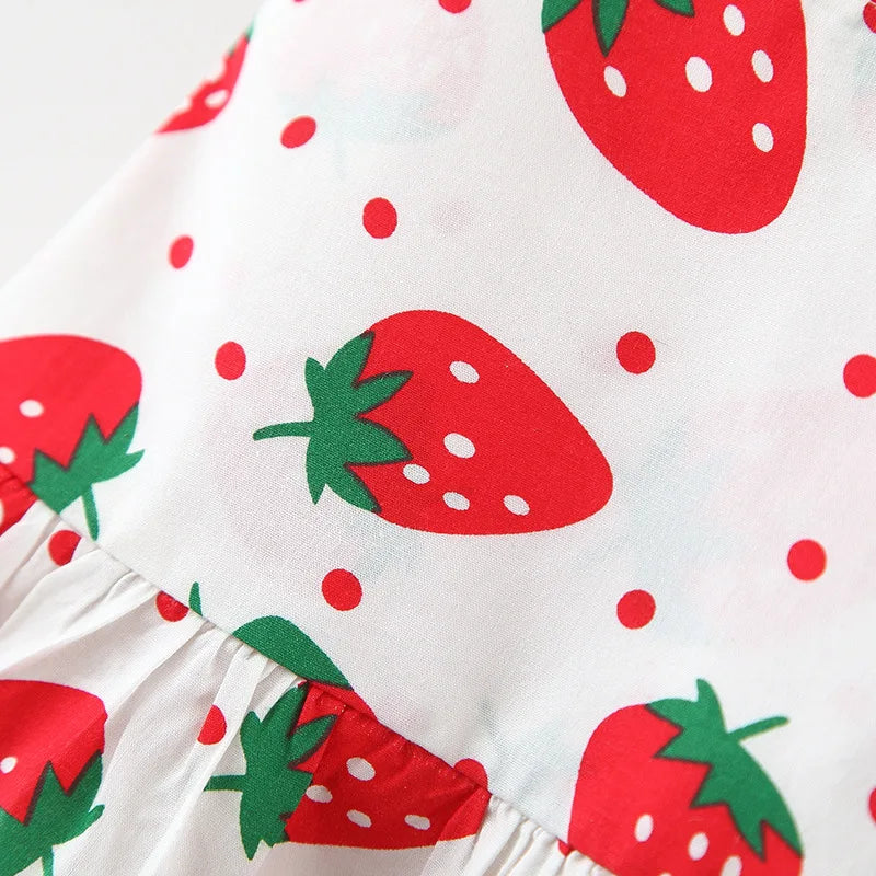 Fresh Strawberry Baby Dress