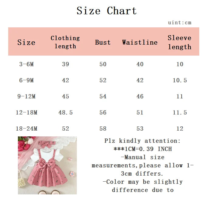 Summer Blooming Bow Baby Dress with Headband