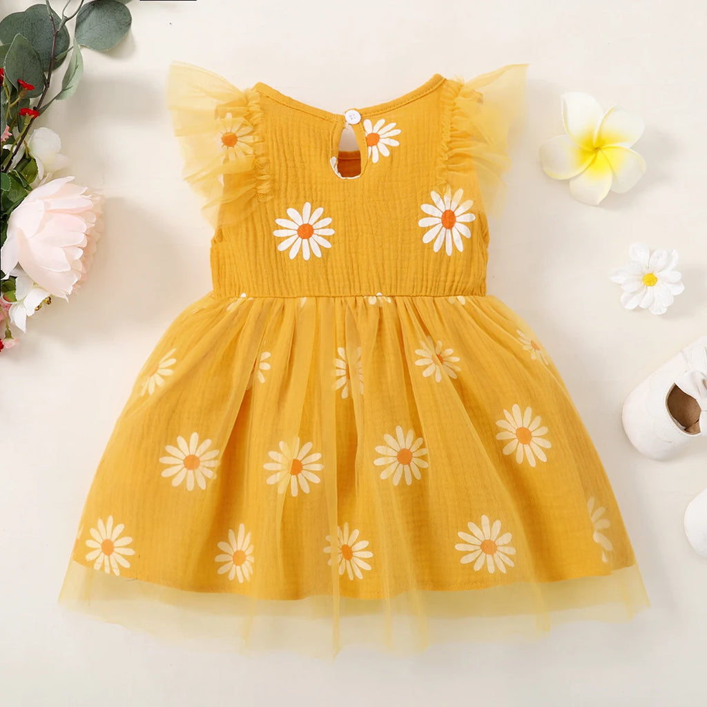 Sunny Daisy Delight Dress for Kids