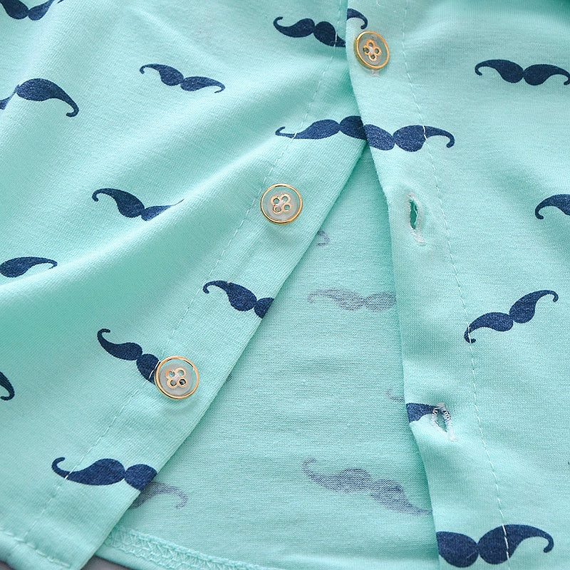 Cute Mustache Baby Outfit for Sunny Days