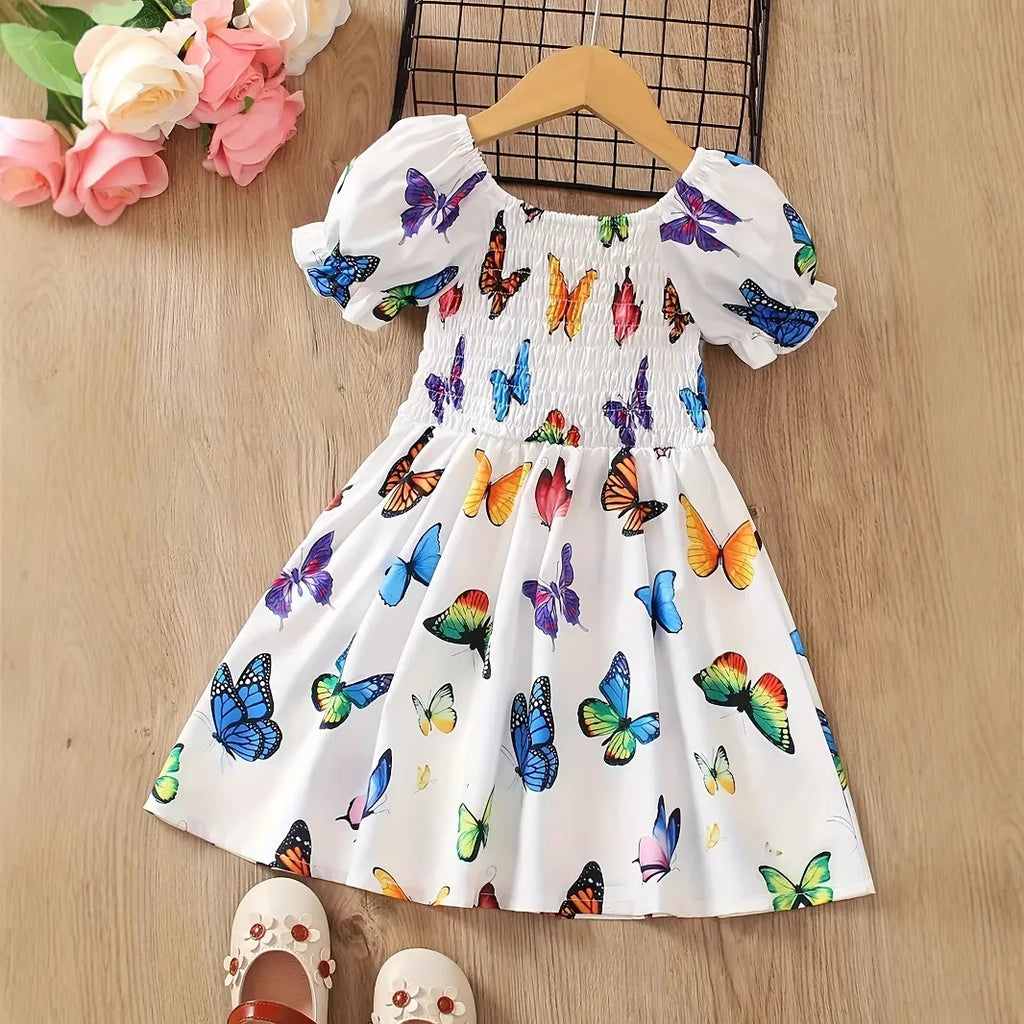 Sweet Butterfly Summer Dress for Kids