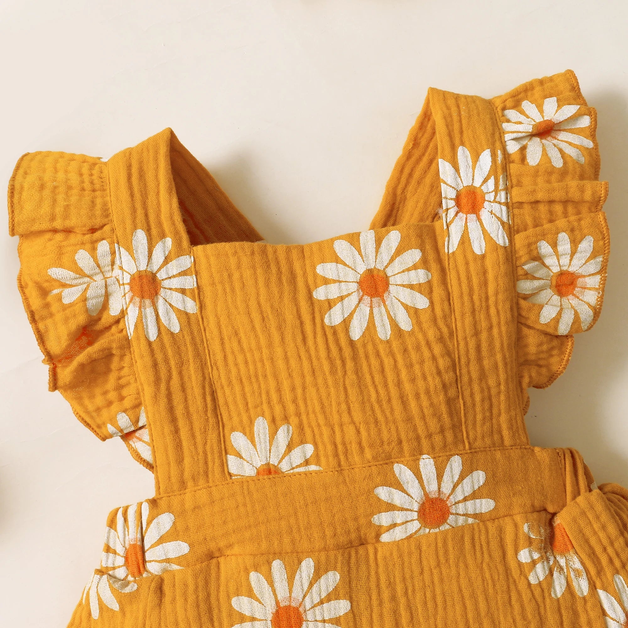 Sunny Daisy Sunflower Baby Romper Set