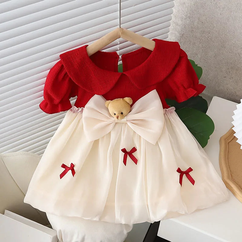 Sweet Summer Baby Girl Dress Puff Sleeve