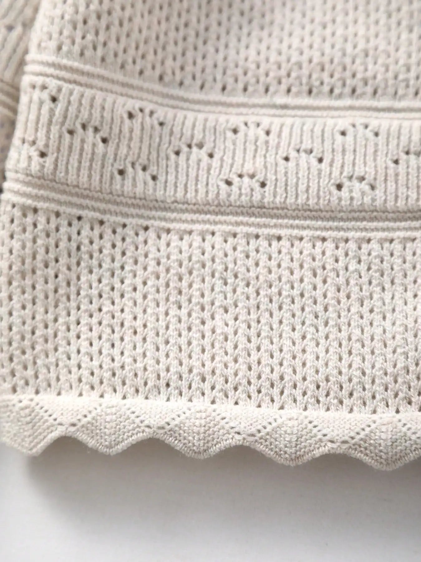 Vintage & Elegant Baby Girl Knit Cardigan