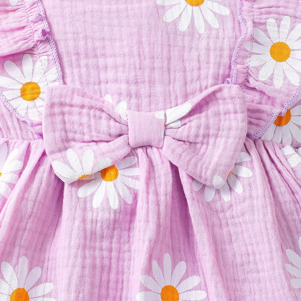 Blooming Daisy Summer Sleeveless Casual  Dress