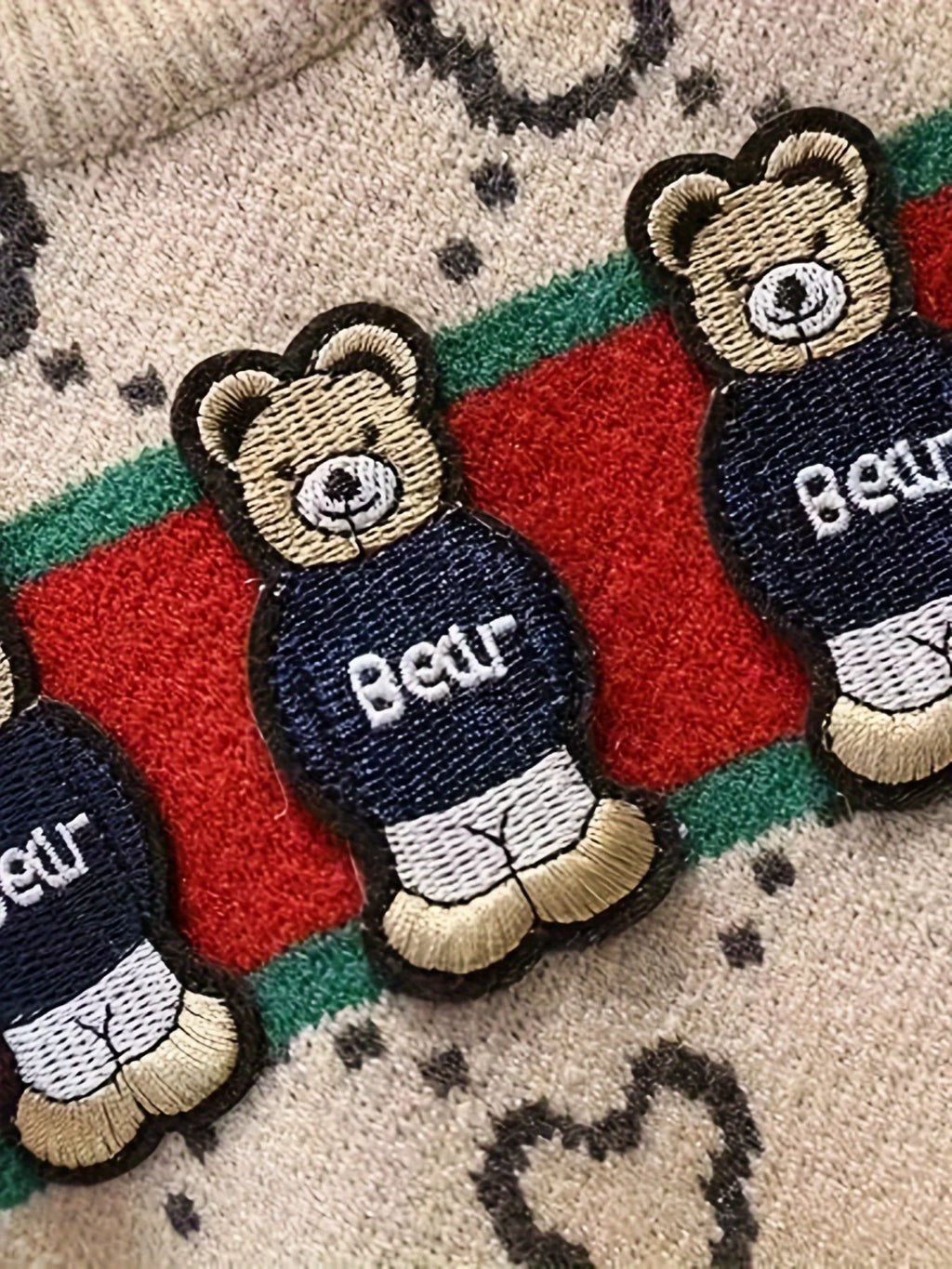 Warm Bear Knit Sweater for Kids