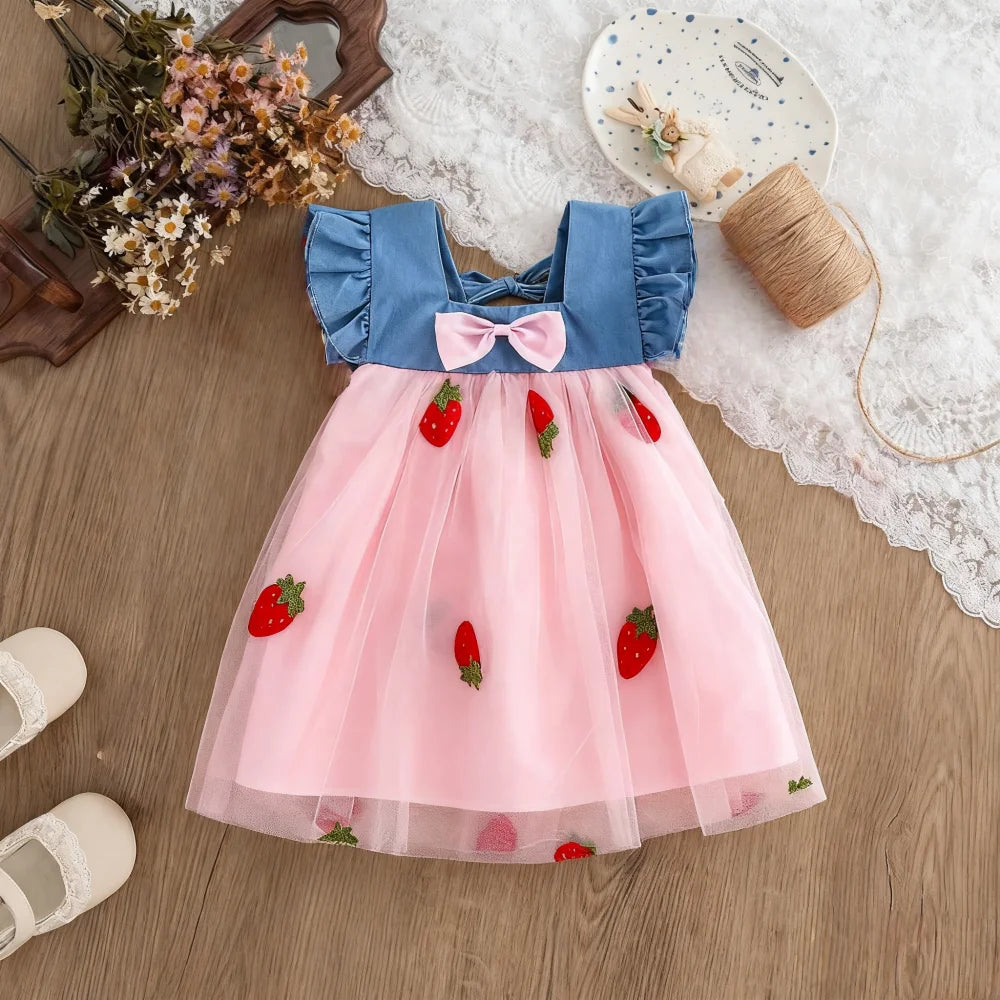 Little Sweet Strawberry Princess Dress