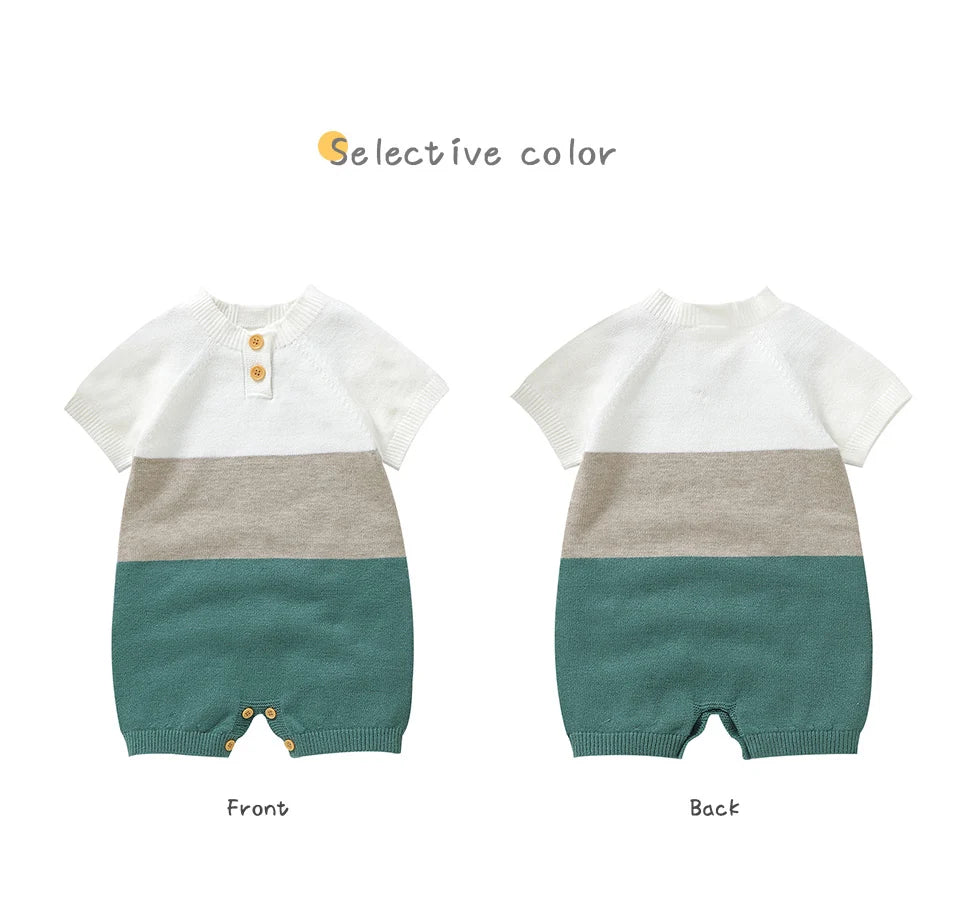 Ultra-Soft Knit Romper Toddler Children Playsuits