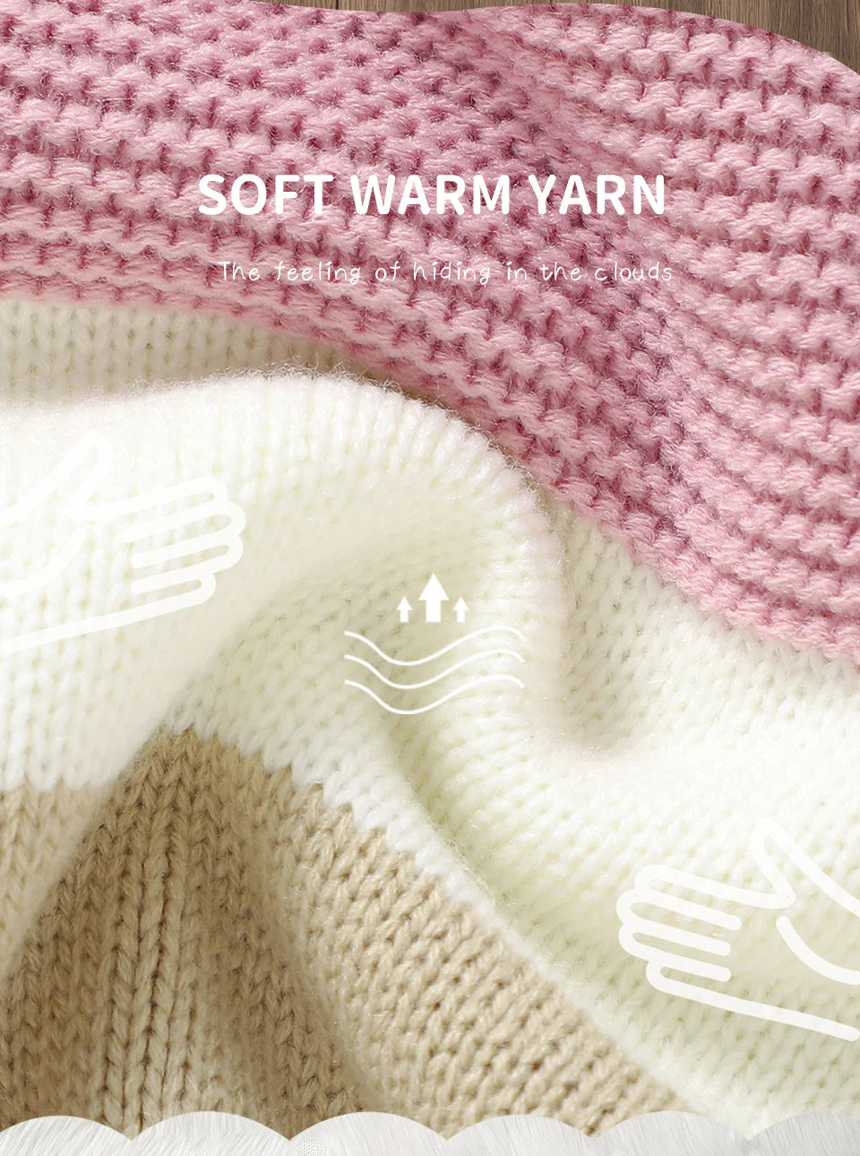Striped Knit Baby Romper for Everyday Comfort