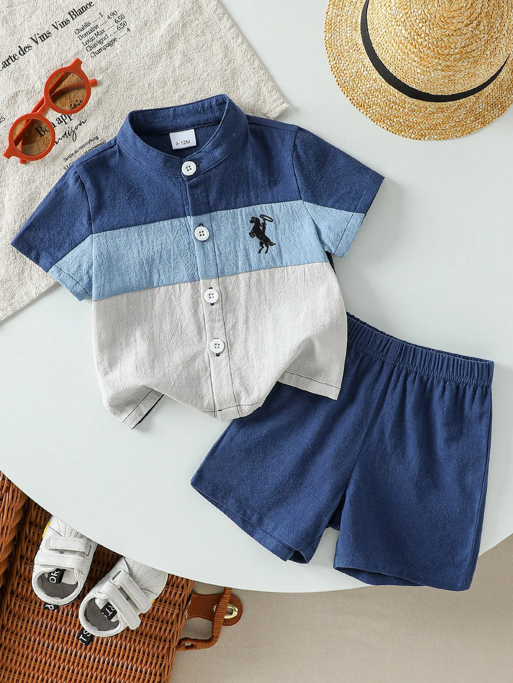 Breathable Little Explorer Summer Outfit Set