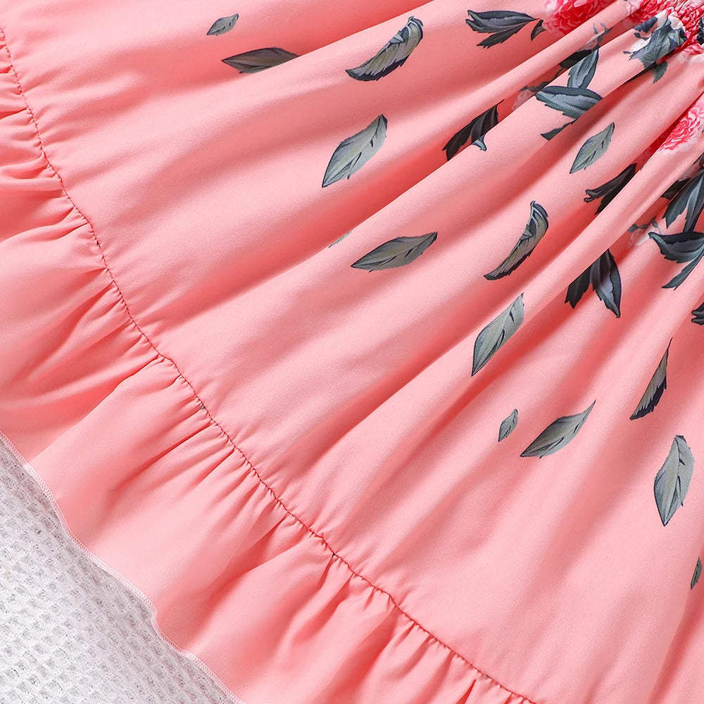 Sweet Summer Rose Dress for Kids