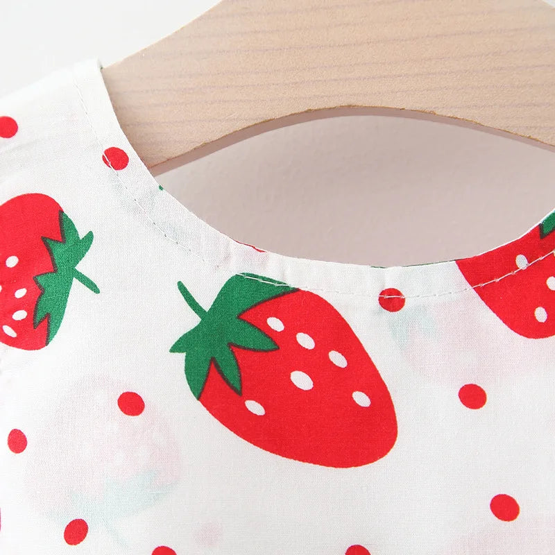 Fresh Strawberry Baby Dress