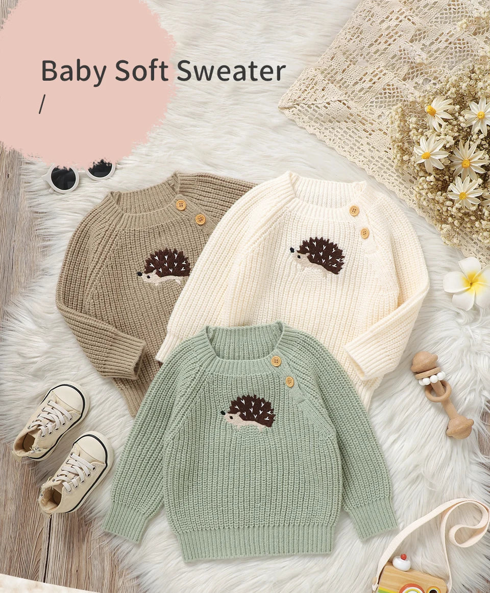 Snuggly Little Hedgehog Knit Pullovers